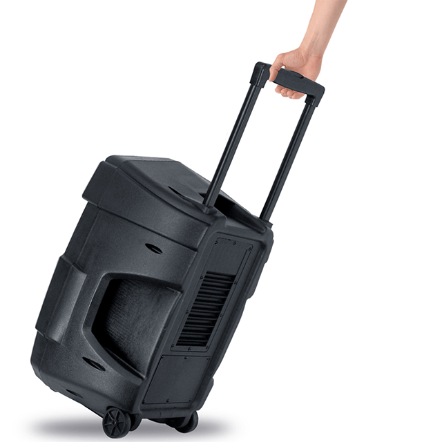 Altavoz recargable Bluetooth de gran potencia de 18 pulgadas con luces intermitentes RGB 