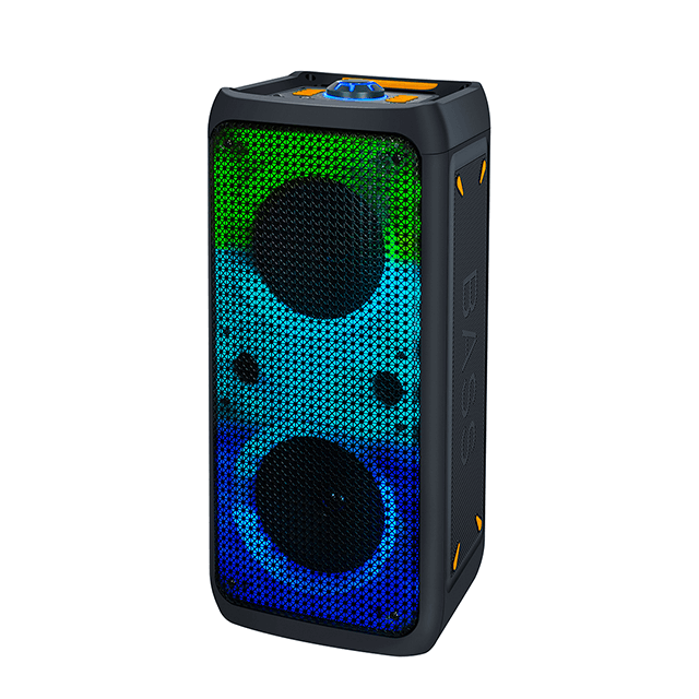 Altavoz recargable Bluetooth de ventas calientes de 6 pulgadas con luz de llama de fiesta