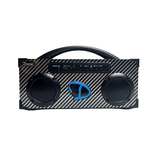 Altavoz recargable Bluetooth portátil de diseño retro colorido de 2 pulgadas