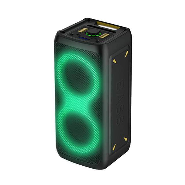 Altavoz recargable Bluetooth de ventas calientes de 6 pulgadas con luz de anillo de fiesta