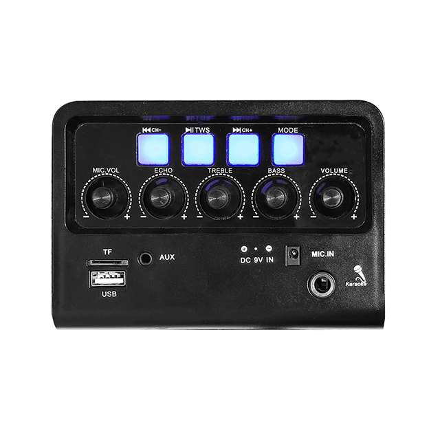 Altavoz recargable Bluetooth portátil de 8 pulgadas Easy-Carry