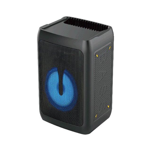 Altavoz recargable Bluetooth de 8 pulgadas con luz intermitente RGB